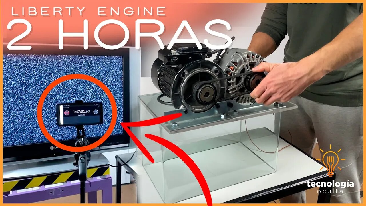 Probando el Generador de Energía Infinita Durante Dos Horas | Liberty Engine #4