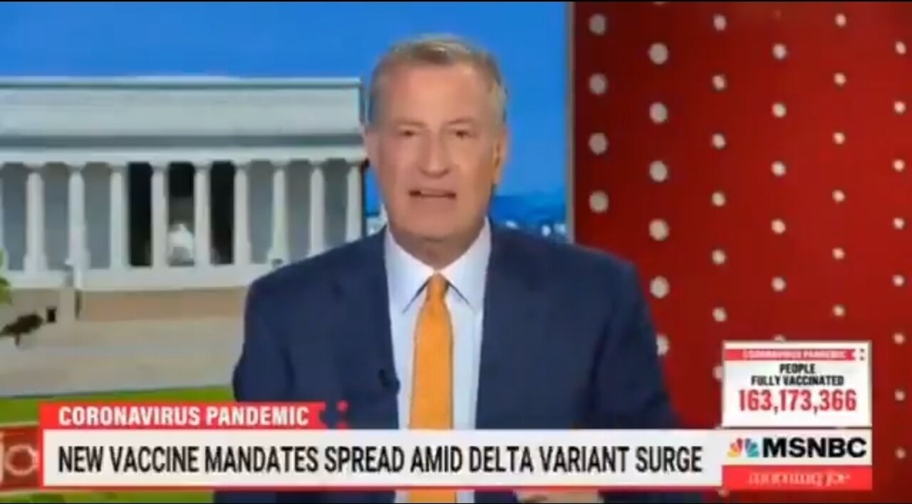 NYC Mayor: We've Tried Voluntary, Now It's Time For Vaccine Mandates