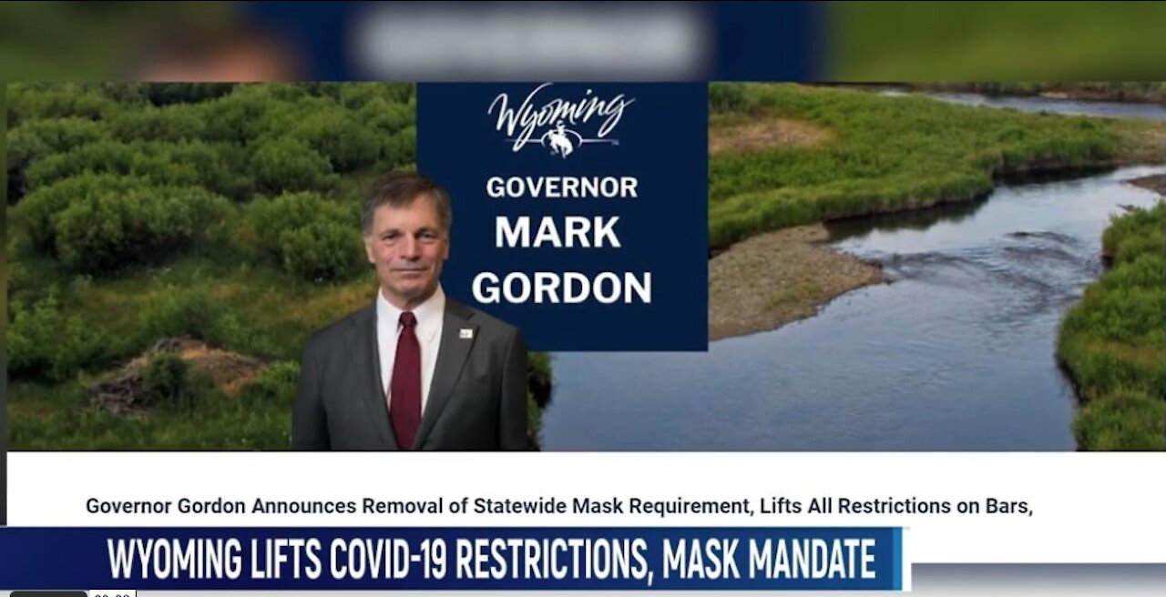 Wyoming Governor Mark Gordon To Lift All Covid-19 Restrictions, Lift Statewide Mask Mandate