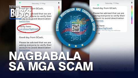 CICC, nagbabala sa mga scam na galing sa Gcash