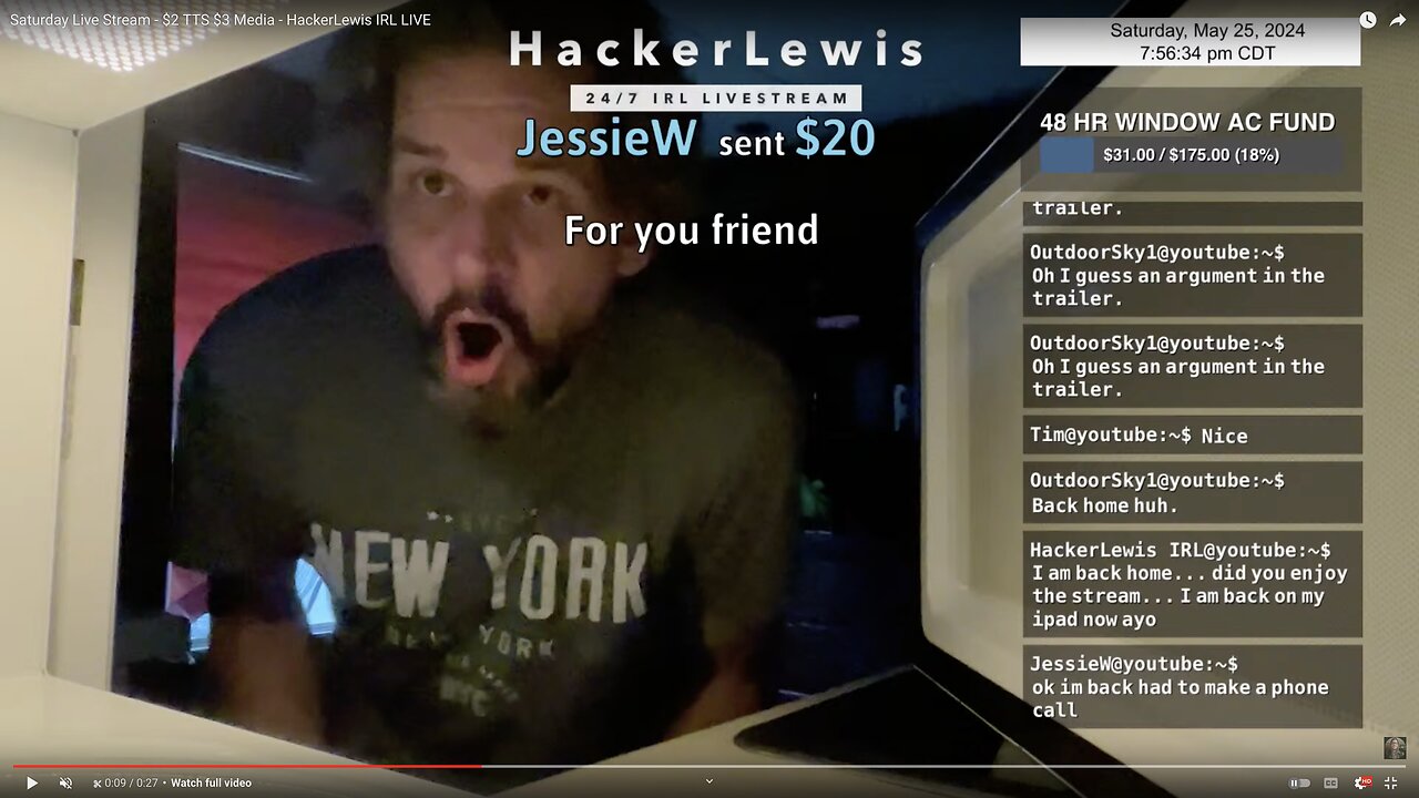 Saturday Live Stream - $2 TTS $3 Media - HackerLewis IRL LIVE