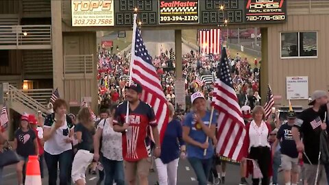 Hundreds attend 'Stop the COVID Chaos' rally at Bandimere Speedway