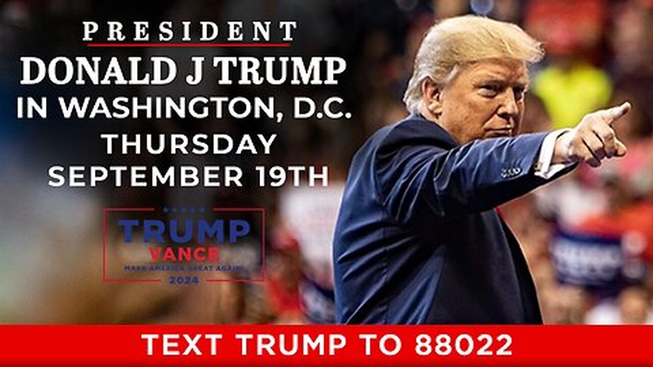 LIVE: President Trump in Washington, D.C. - Sep 19, 2024