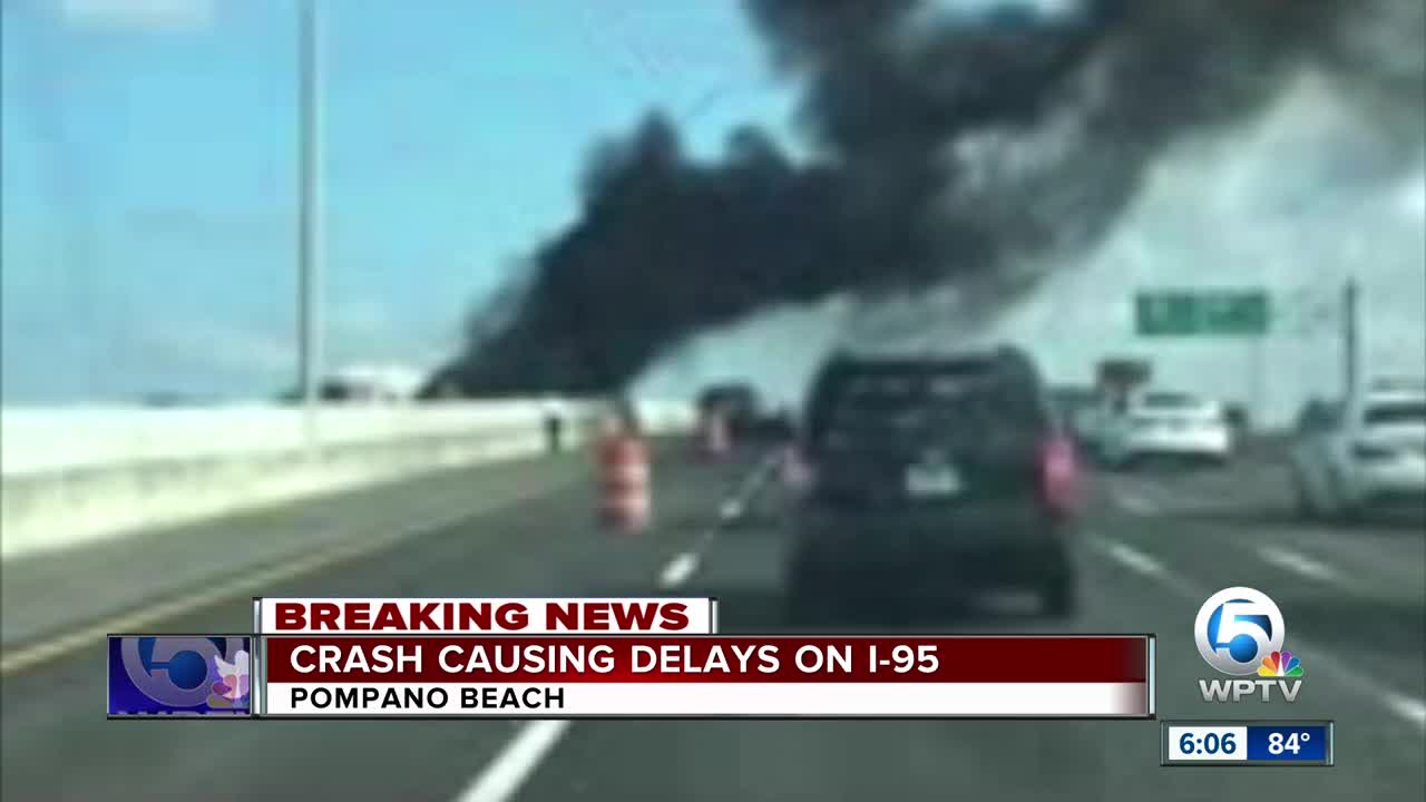 Pompano Beach car fire