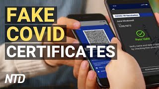 Fake COVID Certificates Vex Institutions; Coinbase Valued at $100B in Nasdaq Debut | NTD Business