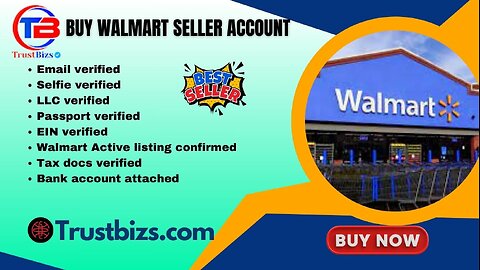 Buy Walmart Seller Account