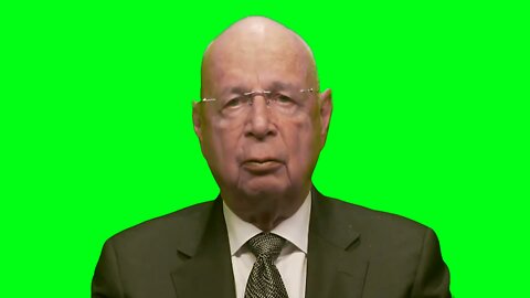 Klaus Schwab Green Screen 1080 / World Economic Forum