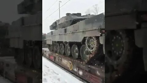 Die Leopardpanzer sind bereits unterwegs!