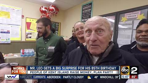 Mr. Leo gets a big surprise for his 85th birthday