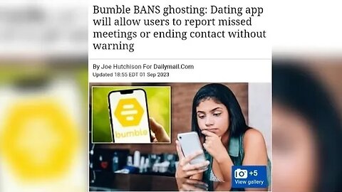 Bumble BANS Ghosting Dating App Will Allow Users To Report Missed Meetings