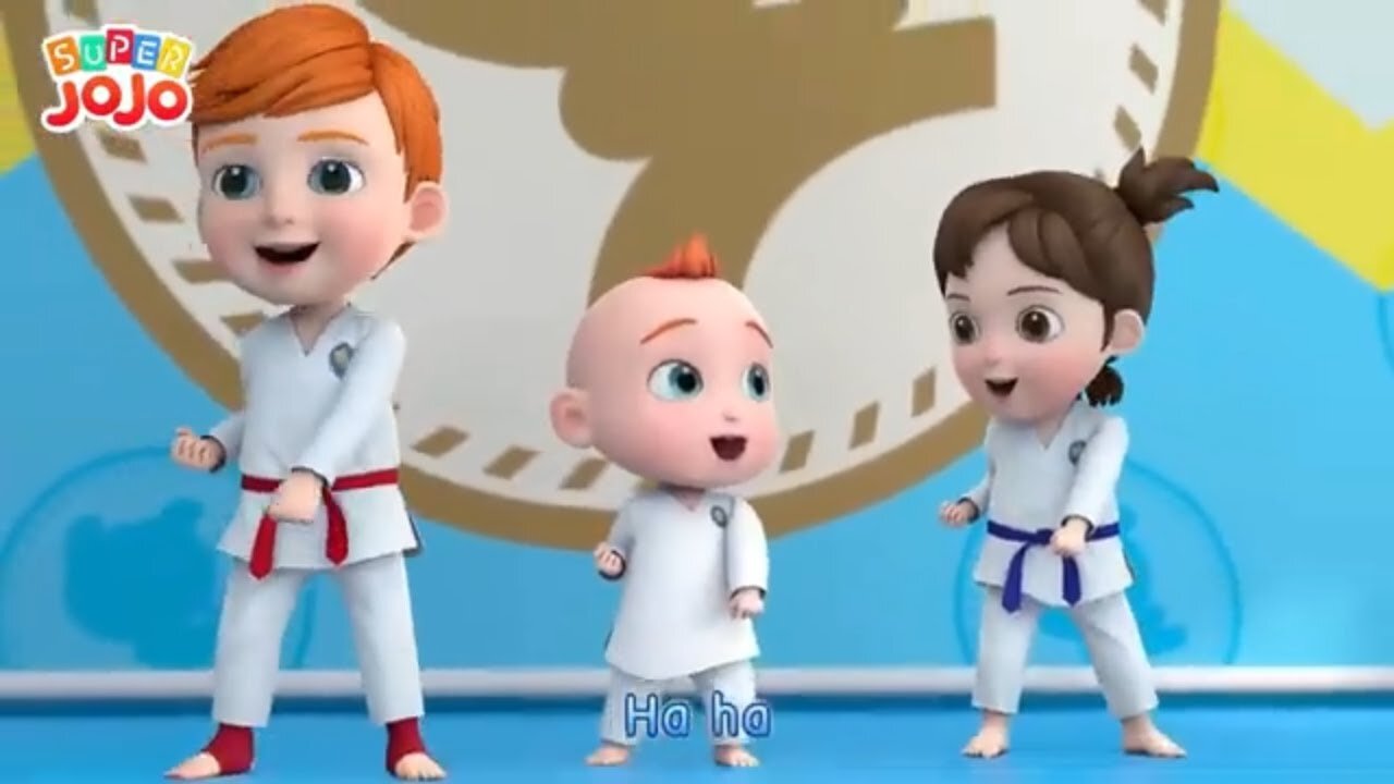 JoJo Learns Taekwondo + More Nursery Rhymes & Kids Songs - Super JoJo