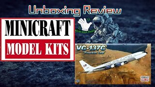 Minicraft VC-137C Boeing 707 Unboxing Review