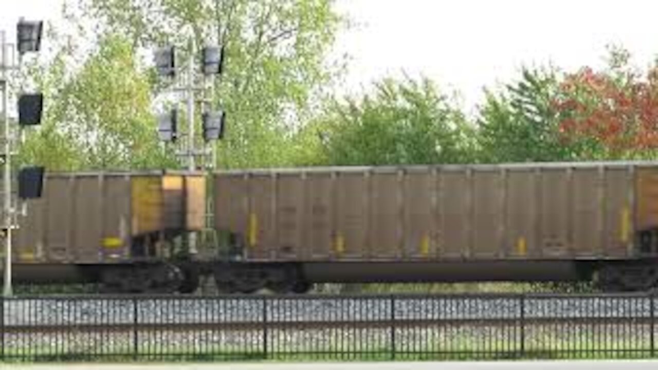 CSX E808 Empty Coal Train from Fostoria, Ohio October 10, 2020