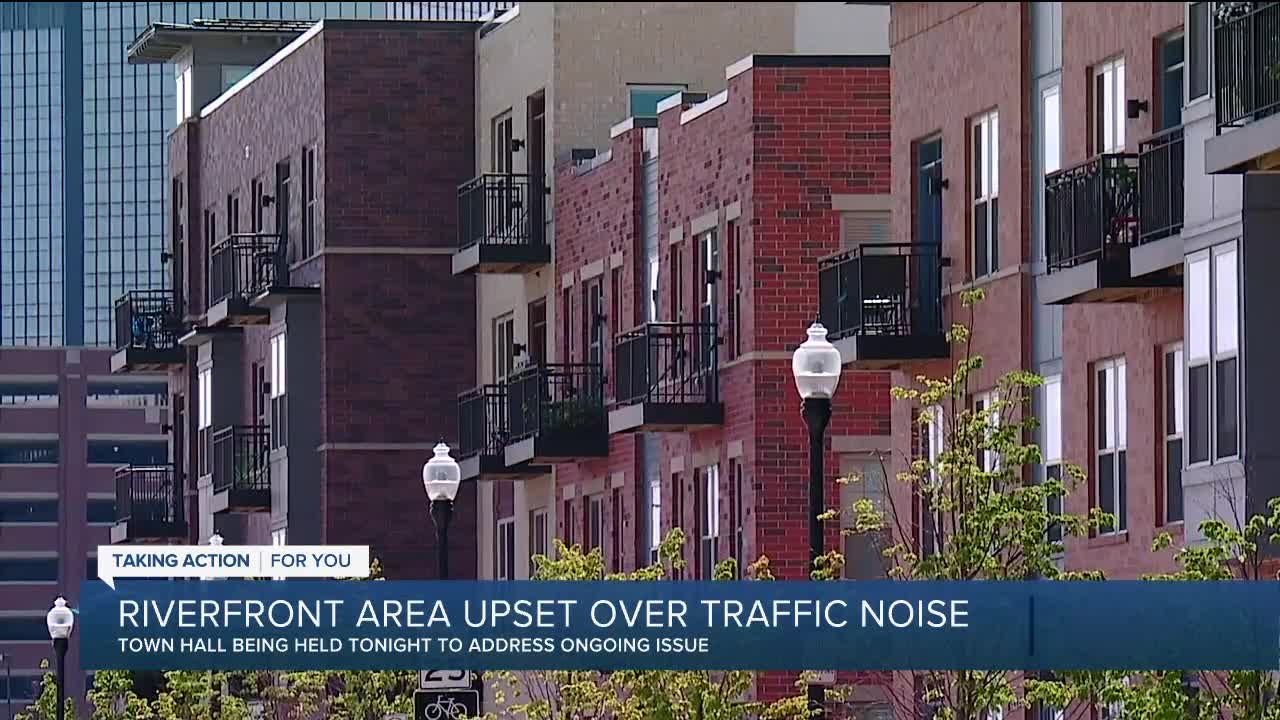 Riverfront area upset over traffic noise