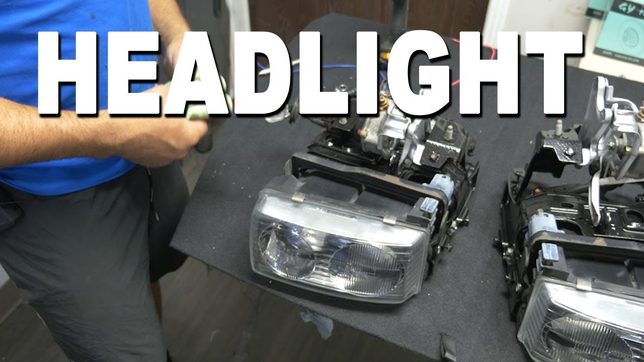 How to assemble a headlight - 1991 Acura NSX