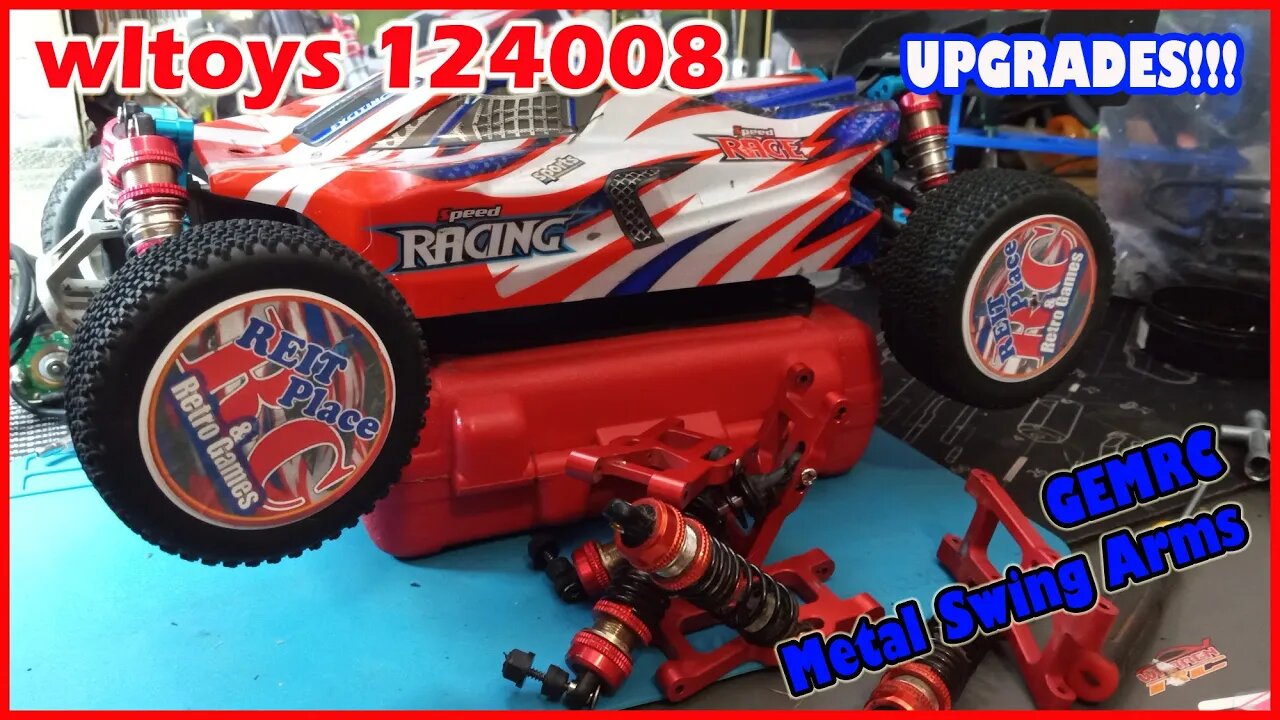 July the 4th Upgrades - Red White and Blue Baby!!! wltoys 124008