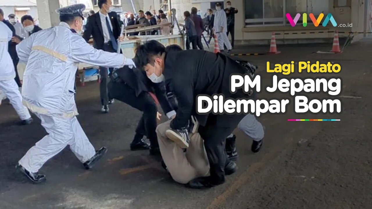 Kondisi PM Jepang Usai Diserang Bom Saat Pidato di Pelabuhan