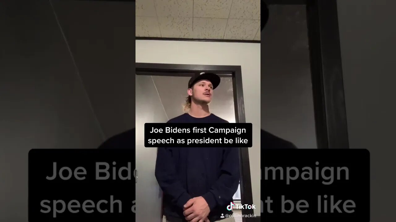 Hilarious Joe Biden Tik Tok! First speech as the president!!!! Must see!