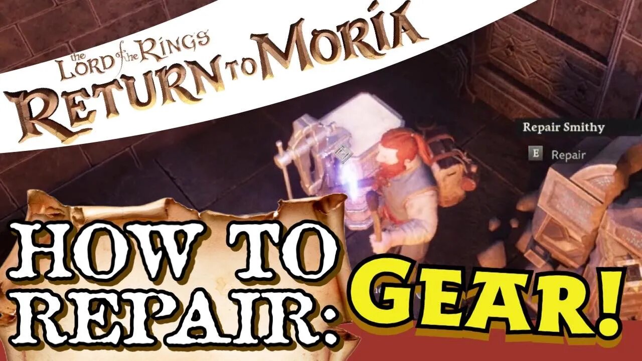 Return to Moria How to Repair Gear