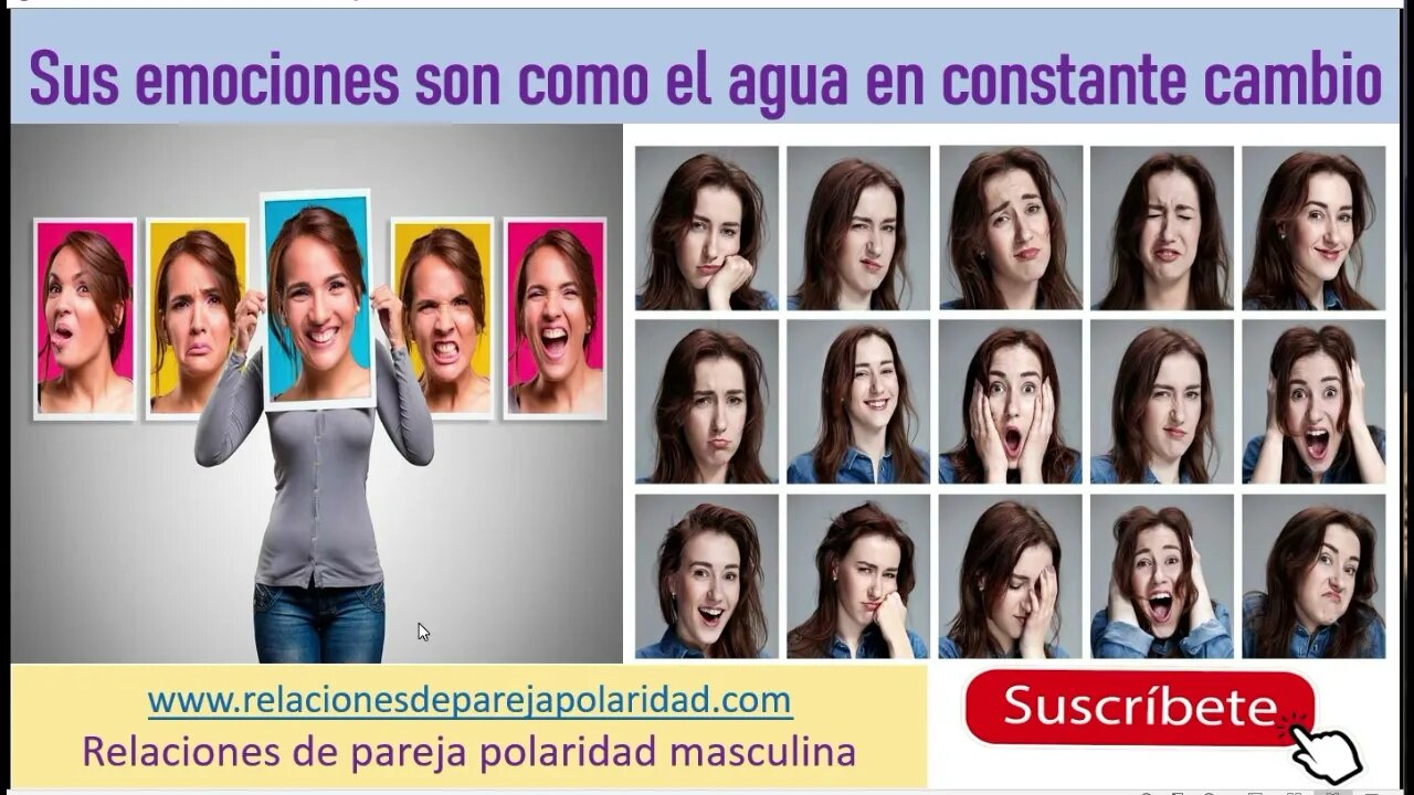 Sus emociones son como el agua en constante cambio (en las mujeres)