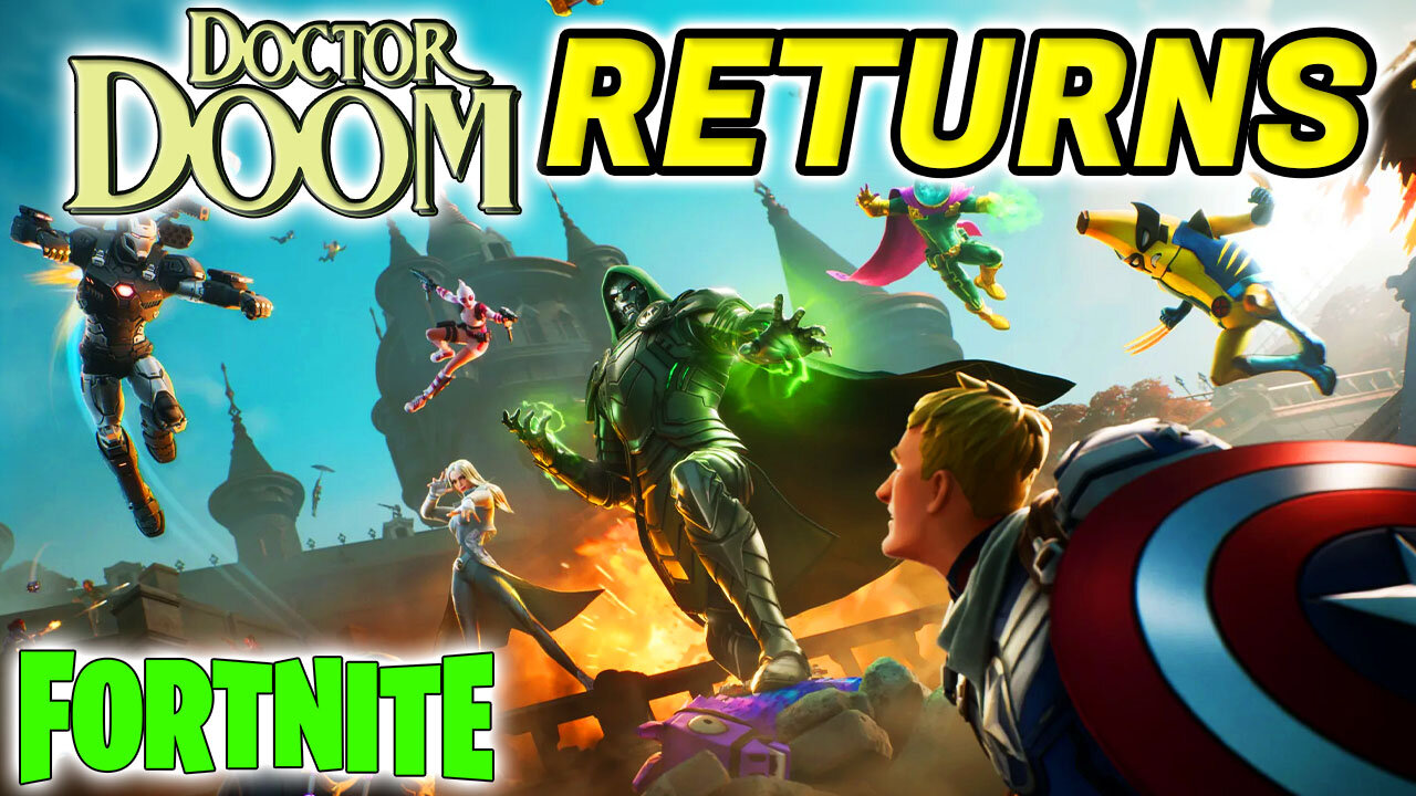 The Marvel Comics Fortnite Season Is Awesome - Doctor Doom Returns!