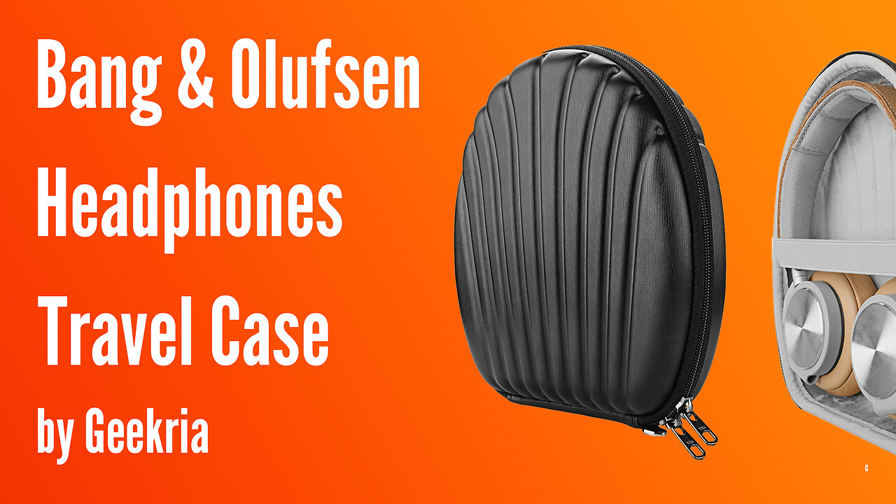 Bang & Olufsen Over-Ear Headphones Travel Case, Hard Shell Headset Carrying Case | Geekria