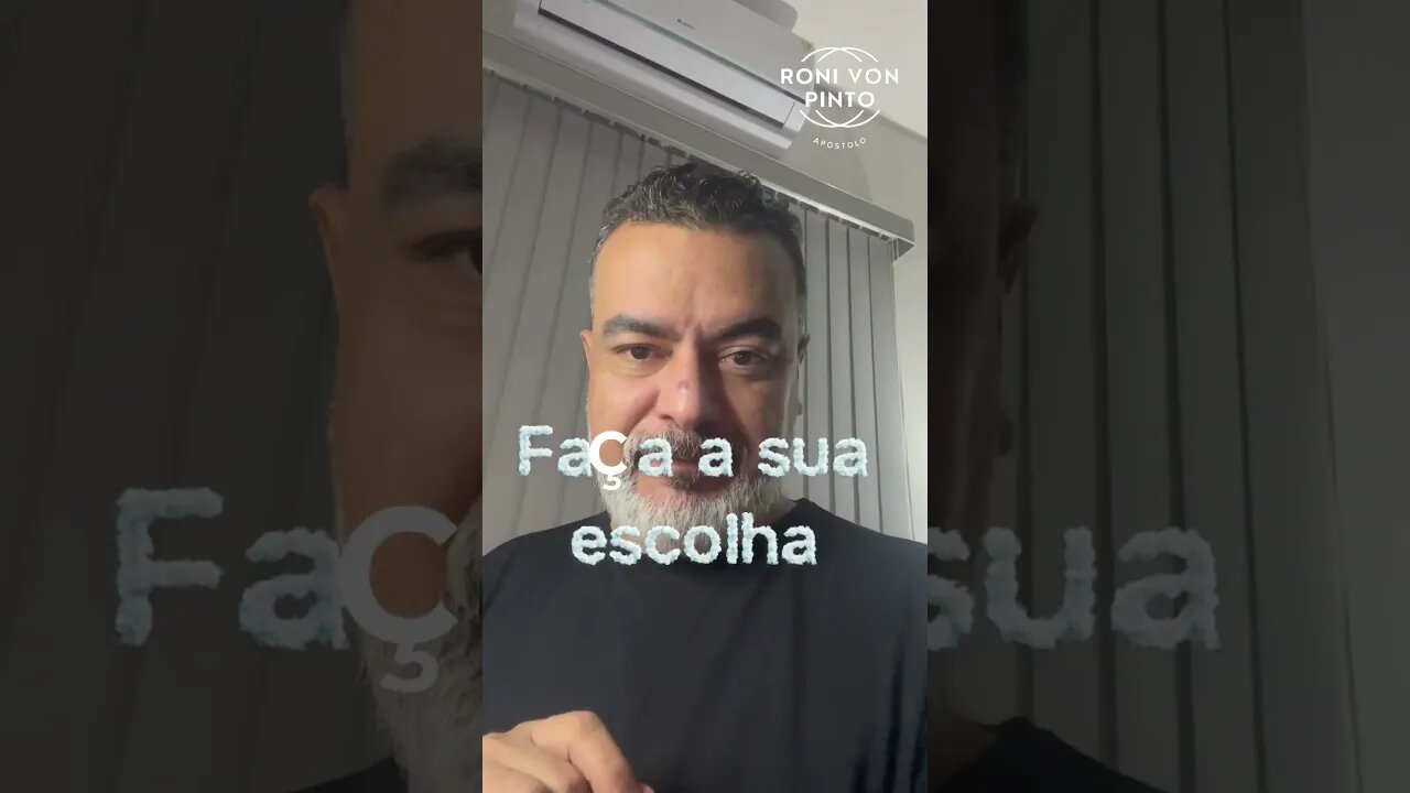 Faça a sua escolha #cultoonline #deus #oração #divinasrevelações #rondonopolis