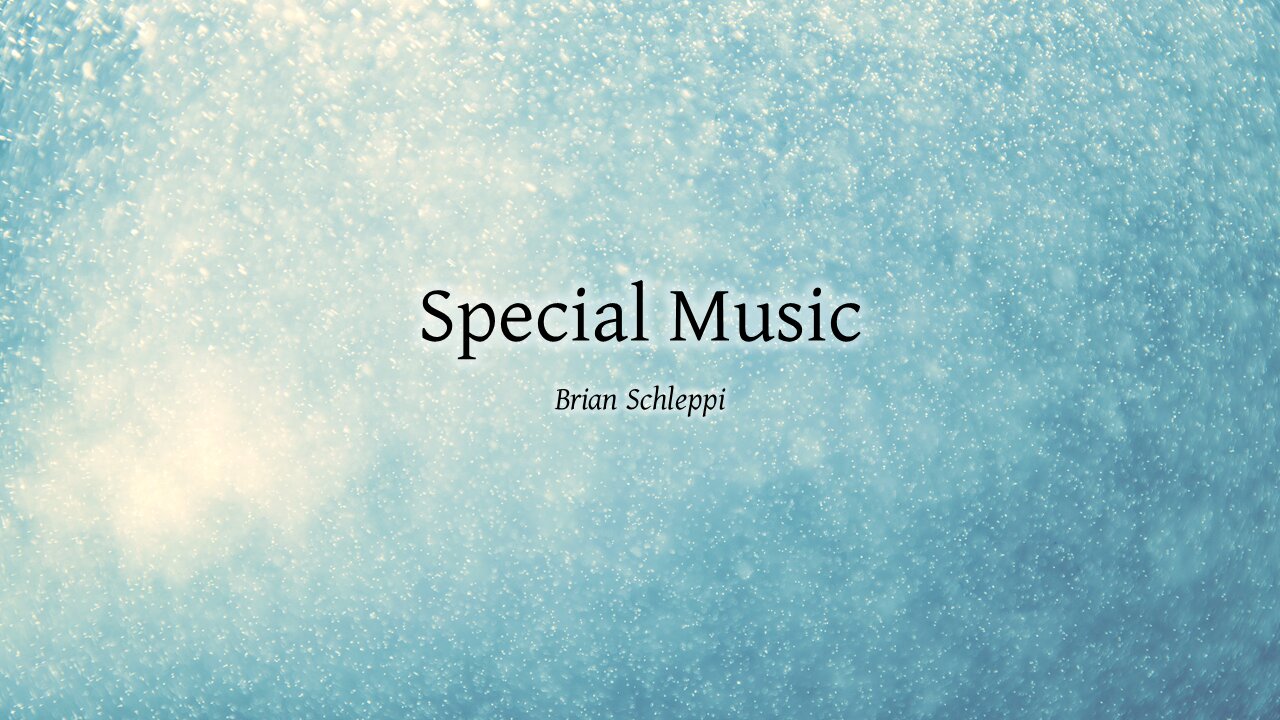 Special Music Brian Schleppi