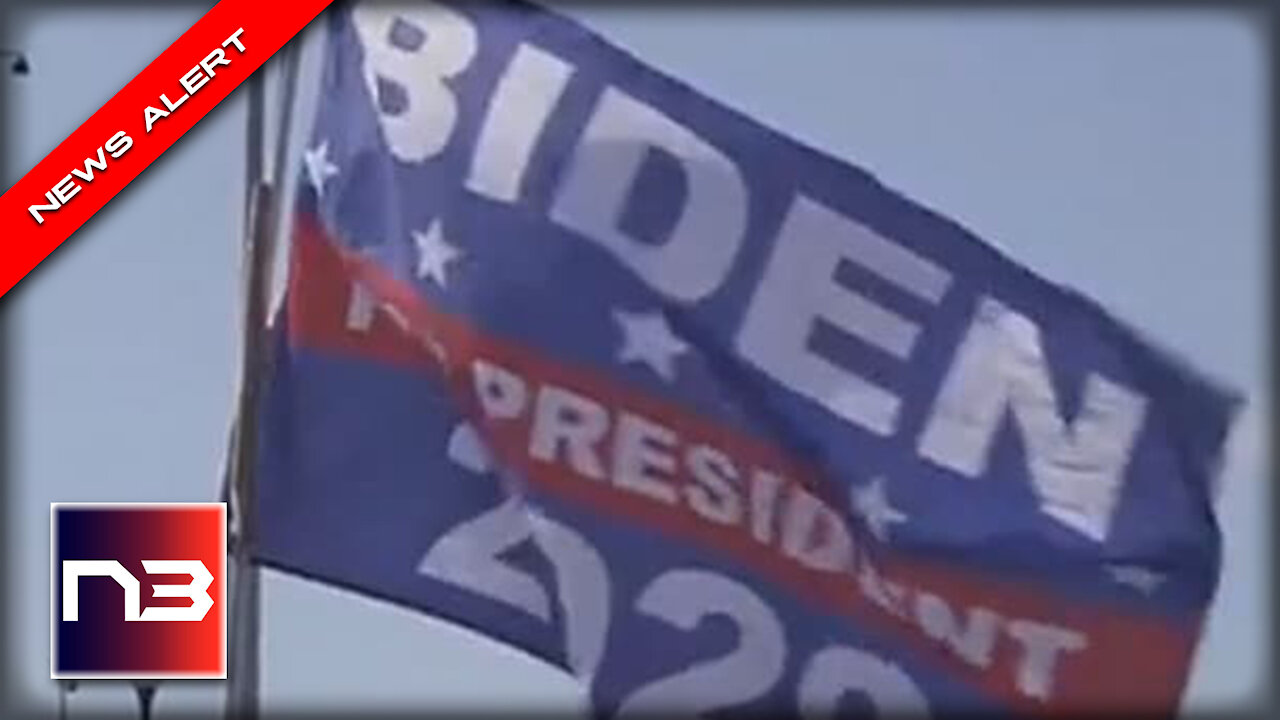 BIDEN 2020 Flag Flying at Migrant Camp Says the Quiet Part OUT LOUD