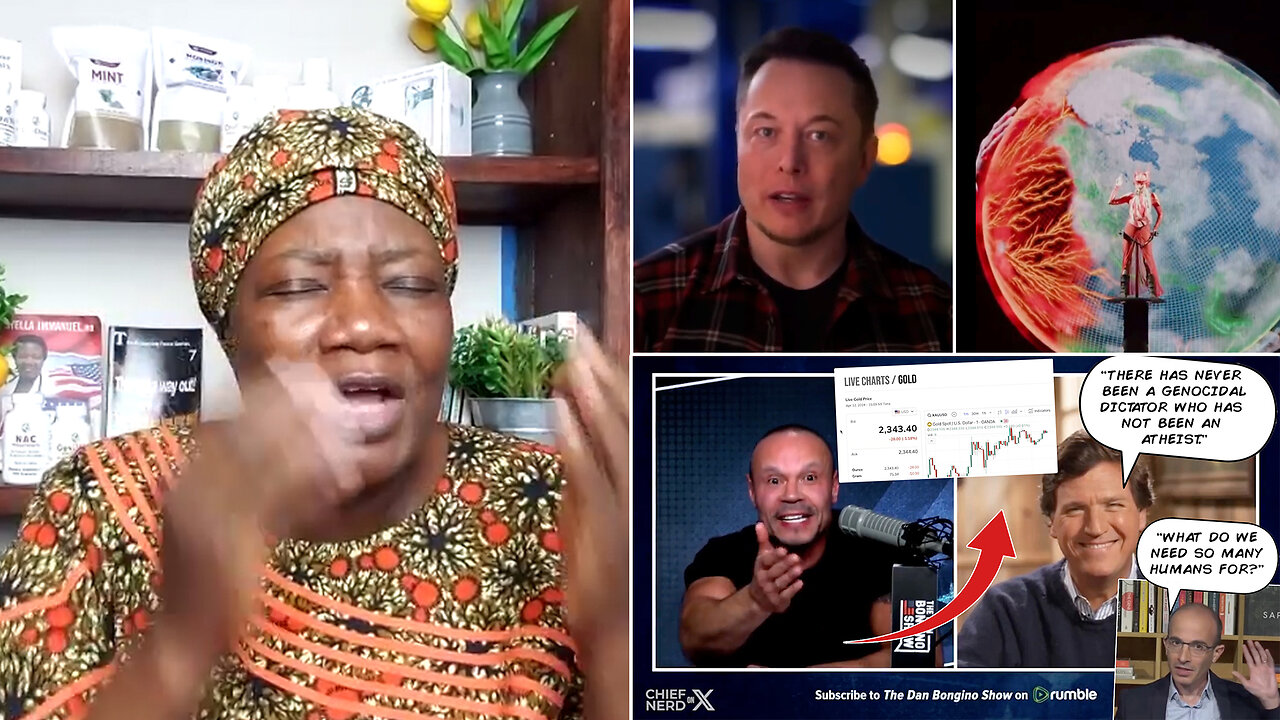 Dr. Stella Immanuel | Dr. Stella Immanuel Discusses the Anti-Human Agenda + "They Think It (Abortion) Is Murder, I'm Just OK With That." - Bill Maher + "What to Do With Billions of Useless Humans?" - Yuval Noah Harari + Elon Musk