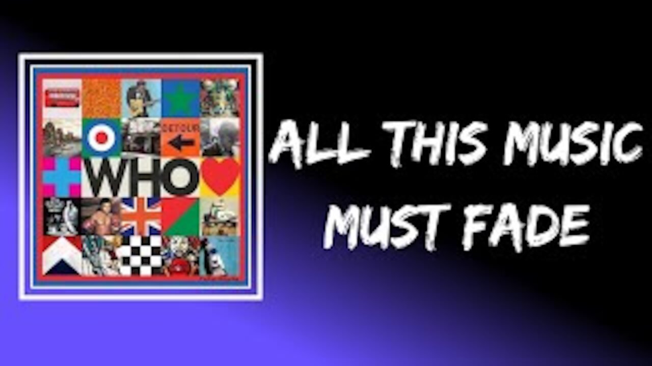 The Who - All This Music Must Fade (Reaction)