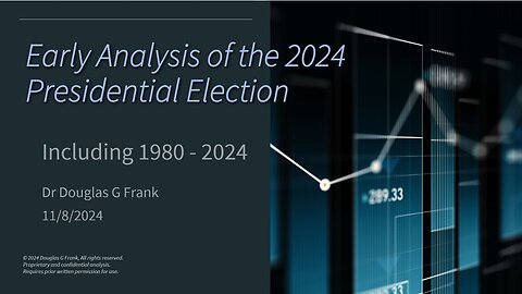 Early Analysis of the 2024 Presidential Election