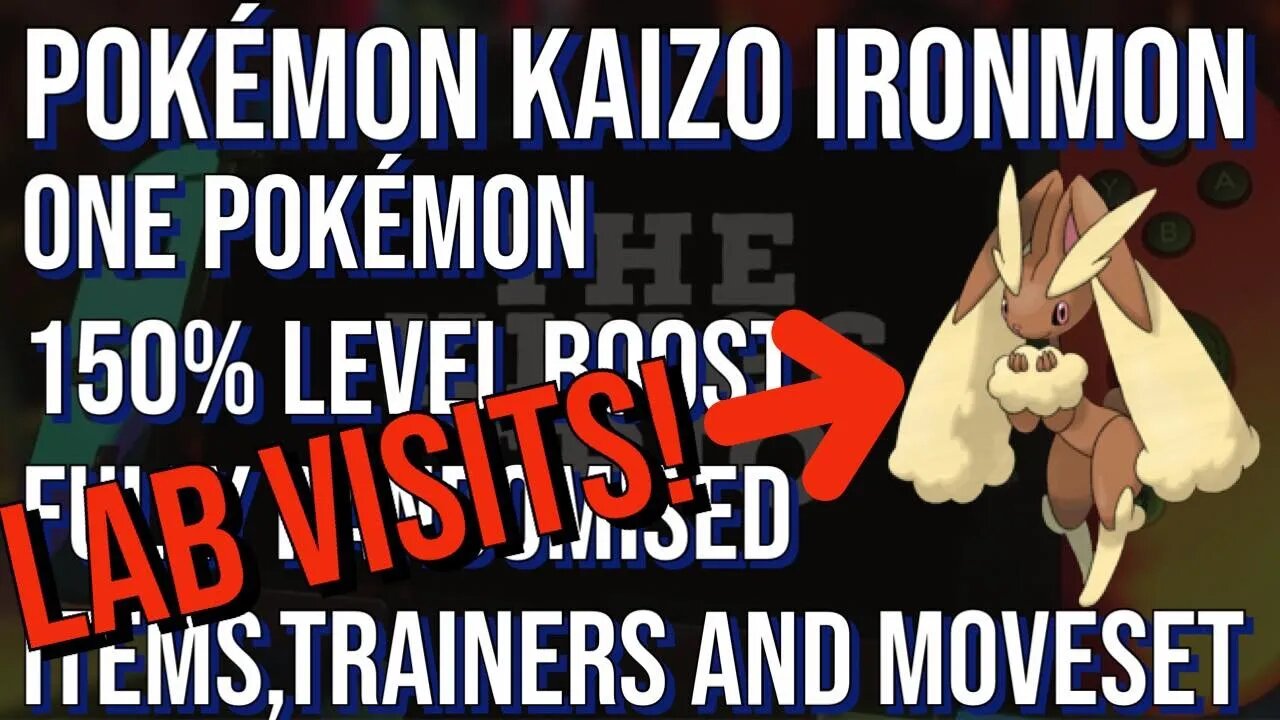 Pokemon Kaizo Ironmon - VISITING THE LAB FOR MY DAILY BOOSTER! LETS GO AND SMASH THIS CHALLENGE!