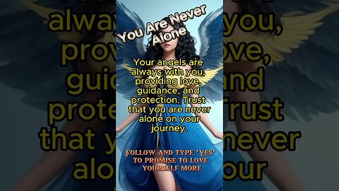 Never Alone: Angels by Your Side #angelmessage #angelmessages #angelmessageforyou #angelmessage👼🏼