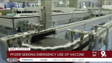 Pfizer seeking emergency use of vaccine