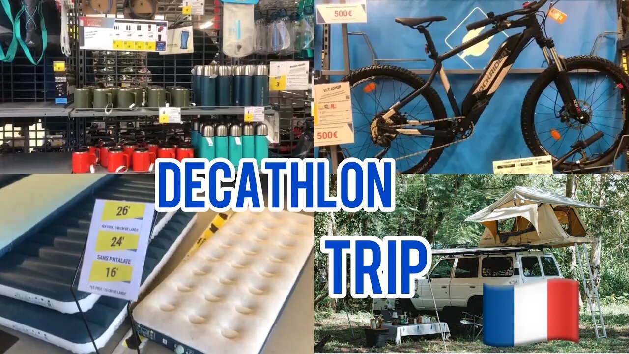 trip supplies decathlon france 🇫🇷 ديكاتلون فرنسا باريس جميع لوازم الرحلات البرية و البحرية.