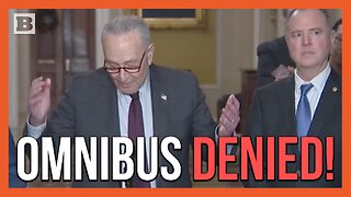 Omnibus Bill Shut Down! Chuck Schumer Vents About Failure to Pass Bill in December