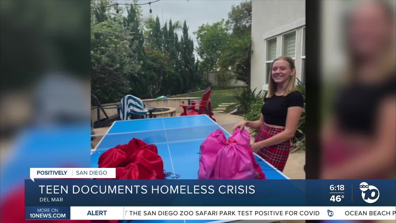 Local teen documents homeless crisis