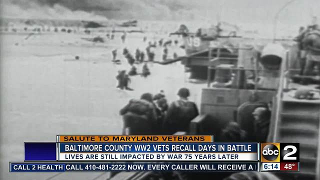 Baltimore County WW2 vets recall days in battle