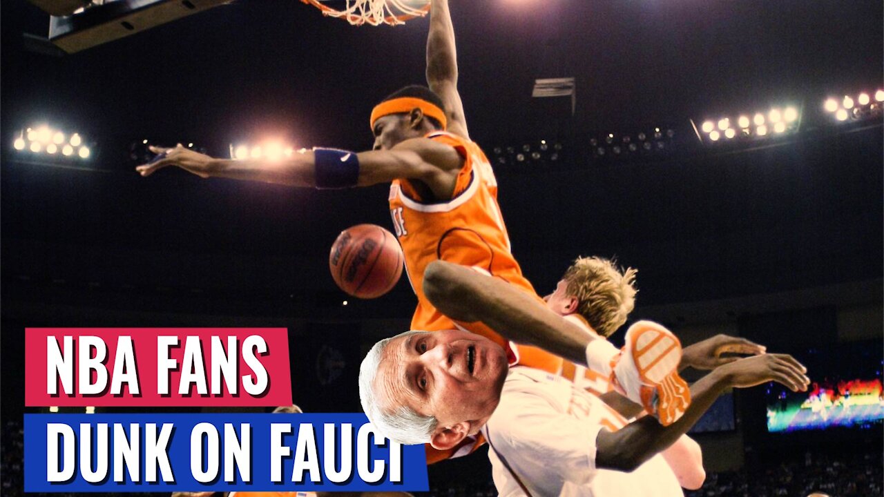 NBA FINALS ANNOUNCER MOCKS FAUCI "HE'S CRINGING AT HOME!"