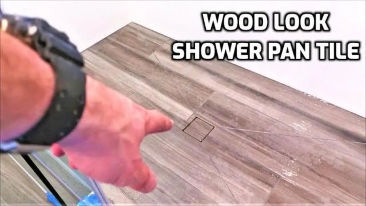 Beautiful WOOD LOOK Shower Remodel