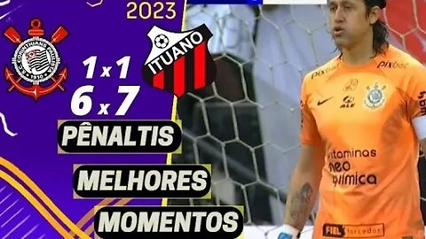 Corinthians 1 x 1 Ituano - Melhores Momentos I Paulistão202