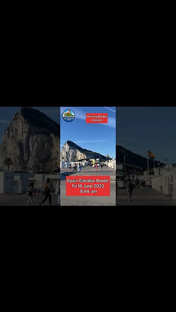 Spain Gibraltar Border Friday Morning