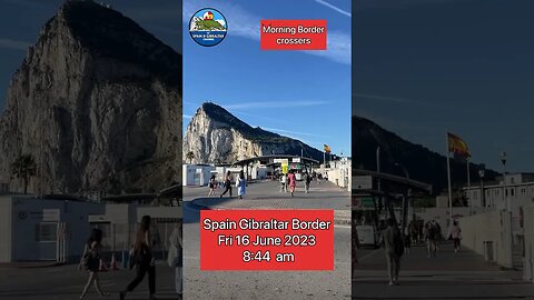 Spain Gibraltar Border Friday Morning