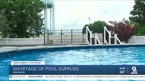 Shortage of pool supplies