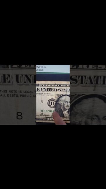 RARE Mistake on This Dollar Bill! #shorts #money