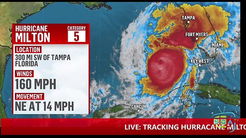 LIVE: TRACKING HURRACANE MILTON