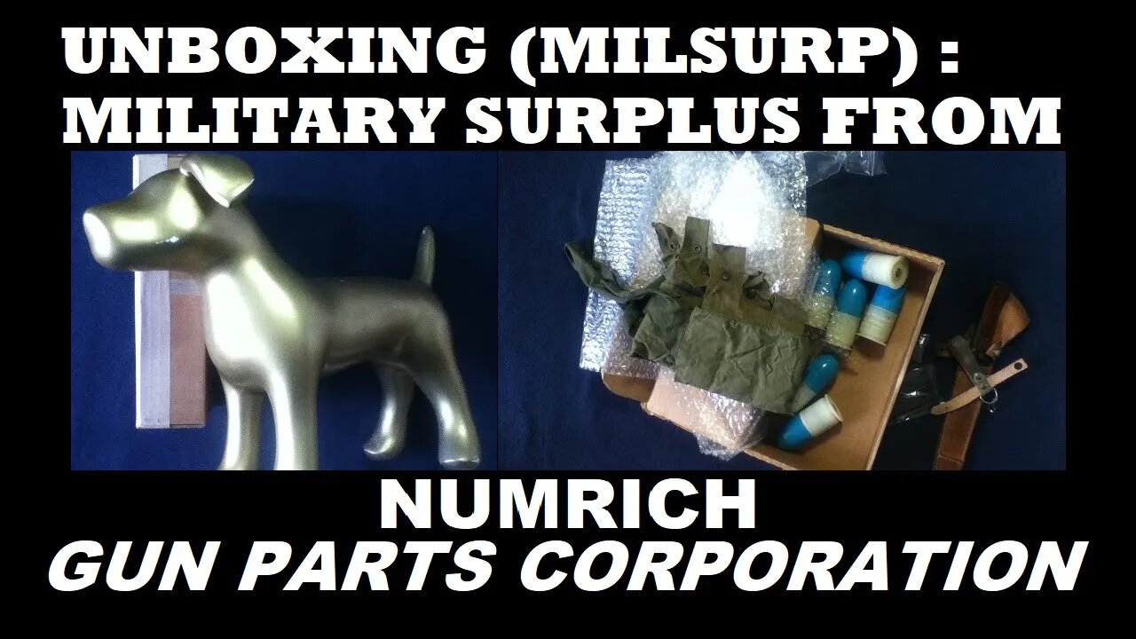 UNBOXING [82] : NUMRICH GUN PARTS CORPORATION. Bayonet, Magazines, 40 mm Grenades & Bandoleer, more