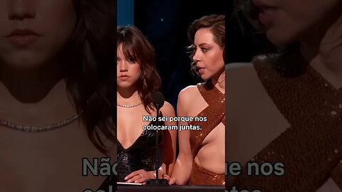 A QUÍMICA da Jenna Ortega e Aubrey Plaza ❤️‍🔥| Netflix Brasil #aubreyplaza #jennaortega