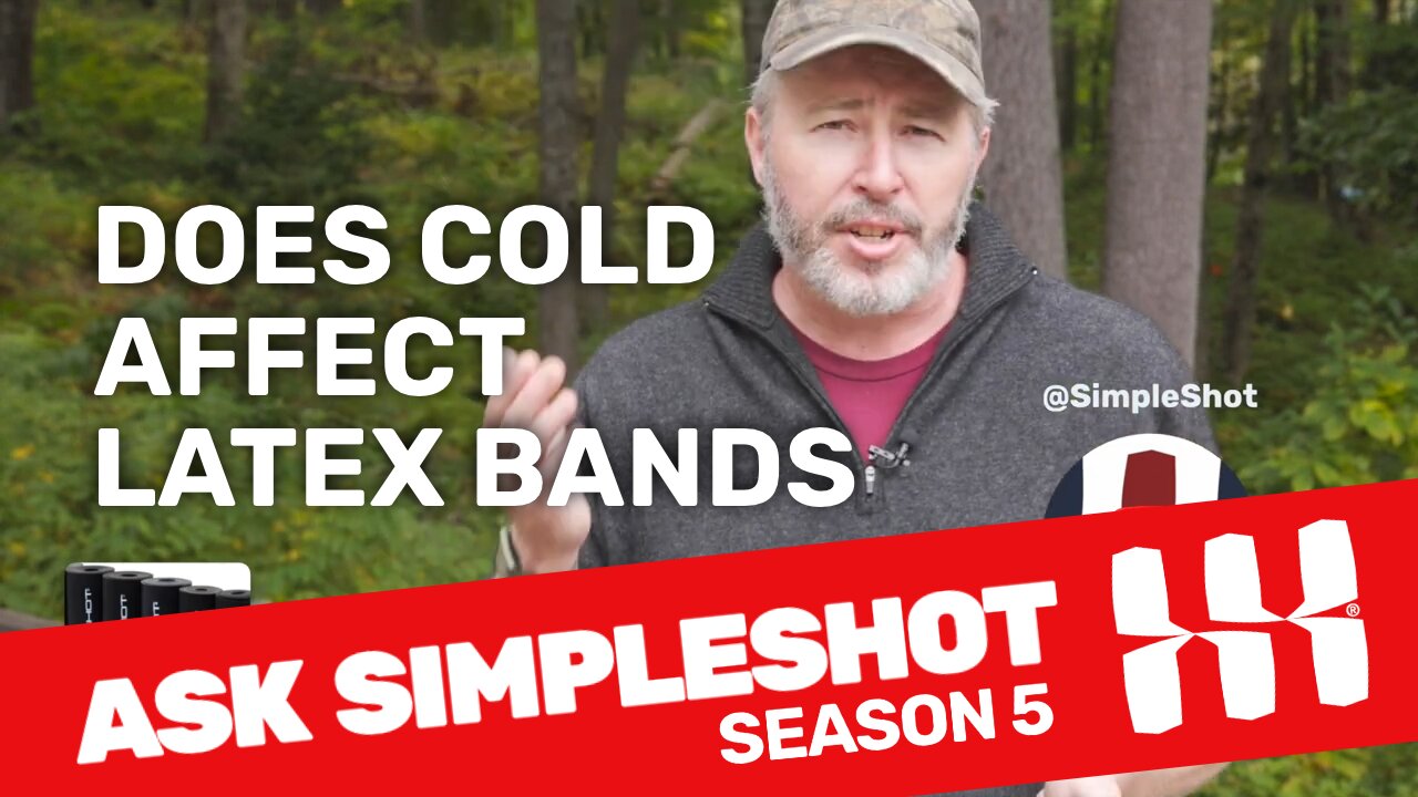 Do cold temperatures affect slingshot latex?